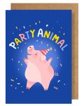 Картичка Party animal - 1t