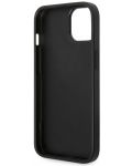 Калъф Guess - 4G Strip, iPhone 14 Plus, сив - 4t