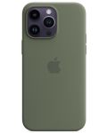 Калъф Apple - Silicone MagSafe, iPhone 14 Pro Max, Olive - 1t