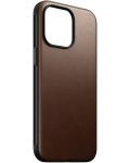 Калъф Nomad - Modern Leather, iPhone 15 Pro Max, кафяв - 5t
