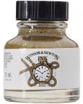 Калиграфски туш Winsor & Newton - Златист, 30 ml - 1t