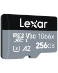 Карта памет Lexar - Pro 1066x, 256GB, microSDXC/SDHC, Class10 - 2t