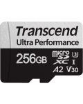 Карта памет Transcend - Ultra Performance, 256GB, microSD + адаптер - 2t