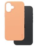 Калъф CARE - Fashionable, iPhone 16 Plus, MagSafe, Peachy - 2t