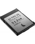 Карта памет Angelbird - AV PRO, 512GB, CFexpress SE Type B, сребриста - 2t