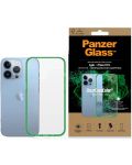 Калъф PanzerGlass - ClearCase, iPhone 13 Pro, прозрачен/зелен - 3t