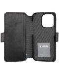 Калъф Krusell - Leather Phone Wallet, iPhone 14 Pro, черен - 4t