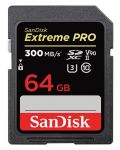 Карта памет SanDisk - Extreme PRO, 64GB, SDXC, UHS II U3 Class10 - 1t