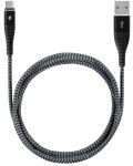 Кабел ttec - Extreme, USB-A/USB-C, 1.5 m, черен - 2t
