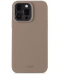 Калъф Holdit - Silicone, iPhone 15 Pro Max, кафяв - 1t