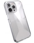 Калъф Speck - Presidio Perfect Clear Grip, iPhone 13 Pro, прозрачен - 2t