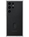Калъф Samsung - Frame, Galaxy S23 Ultra, черен/прозрачен - 1t