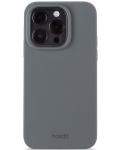 Калъф Holdit - Silicone, iPhone 14 Pro, Space Gray - 1t