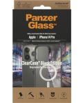 Калъф PanzerGlass - ClearCase MagSafe, iPhone 14 Pro, черен - 3t