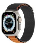 Каишка Next One - Adventure Loop, Apple Watch, 45/49 mm, черна/оранжева - 1t
