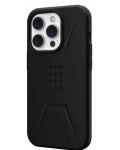 Калъф UAG - Civilian Hybrid MagSafe, iPhone 14 Pro, черен - 4t