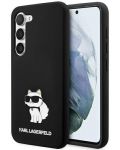 Калъф Karl Lagerfeld - Choupette NFT, Galaxy S23 Plus, черен - 2t