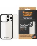 Калъф PanzerGlass - ClearCase D3O, iPhone 15 Pro, черен - 1t