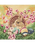 Калъфка Rakla - Easter bunny and decoration, 47 х 47 cm - 2t