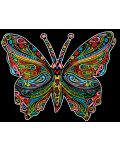 Картина за оцветяване ColorVelvet - Пеперуда, 29.7 х 21 cm - 1t