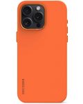 Калъф Decoded - AntiMicrobial Silicone, iPhone 15 Pro Max, оранжев - 1t
