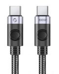 Кабел Orico - C2CZ-BK-15, USB-C/USB-C, 1.5 m, черен - 1t