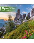 Календар Ackermann - Алпите, 2024 - 1t