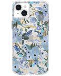 Калъф Case-Mate - Rifle Paper Garden Party Blue MagSafe, iPhone 15 Plus - 1t