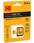 Карта памет Kodak - Premium, 64GB, microSDXC, Class10  - 1t