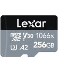 Карта памет Lexar - Pro 1066x, 256GB, microSDXC/SDHC, Class10 - 1t