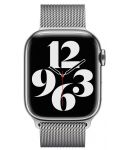 Каишка Apple - Milanese Loop, Apple Watch, 41 mm, Silver - 3t