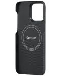 Калъф Pitaka - Fusion MagEZ 4 1500D, iPhone 15 Pro Max, Grey Twill - 6t