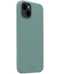 Калъф Holdit - Silicone, iPhone 15 Plus, Moss Green - 2t