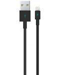 Кабел ttec - Charge/Data, USB-A/Lightning, 1 m, черен - 1t