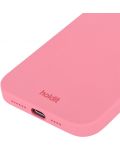 Калъф Holdit - Silicone, iPhone 15, Rouge Pink - 2t