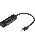 Кабел Sandberg - 136-37, USB-C/SATA USB 3.1 Gen2, черен - 1t