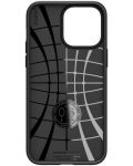 Калъф Spigen - Liquid Air, iPhone 14 Pro Max, черен - 4t