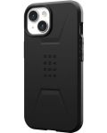 Калъф UAG - Civilian MagSafe, iPhone 15, черен - 6t