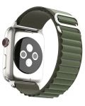 Каишка Techsuit - W037 Nylon, Apple Watch, 38/40/41 mm, зелена - 1t