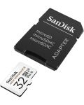 Карта памет SanDisk - High Endurance, 32GB, microSDHC, Class10 + адаптер - 2t