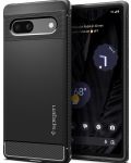 Калъф Spigen - Rugged Armor, Pixel 7a, черен - 1t