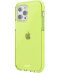 Калъф Holdit - Seethru, iPhone 13 Pro, Acid Green - 3t