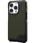 Калъф UAG - Metropolis LT Kevlar MagSafe, iPhone 15 Pro, Olive - 4t