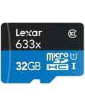 Карта памет Lexar - High-Performance 633x, 32GB, micro SDHC - 1t