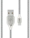 Кабел Forever - Beeyo Zinc, USB/USB-C, 1 m, сив - 2t