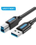 Кабел Vention - COOBG, USB-A/USB-B, 1.5 m, черен - 1t