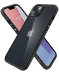 Калъф Spigen - Ultra Hybrid, iPhone 14/13, прозрачен/черен - 3t