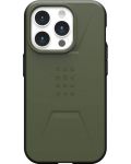 Калъф UAG - Civilian MagSafe, iPhone 15 Pro, Olive Drab - 1t