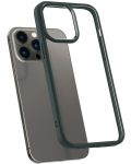 Калъф Spigen - Ultra Hybrid, iPhone 14 Pro, Abyss Green - 3t