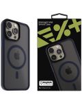 Калъф Next One - Midnight Mist Shield MagSafe, iPhone 15 Pro, тъмносин - 1t
